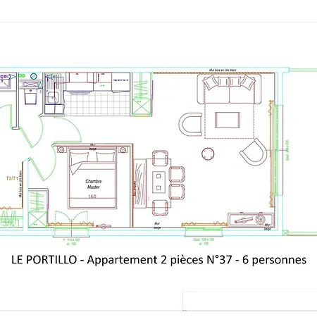 Résidence Le Portillo - Piscine - 2 Pièces Pour 6 Personnes Mae-6213 Appartement